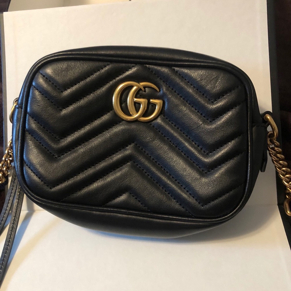 Gucci Marmont matelasse mini bag